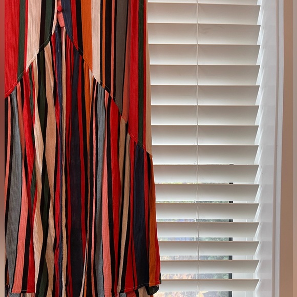 VICI Multicoloured Faux Button up Maxi Skirt - Picture 3 of 7